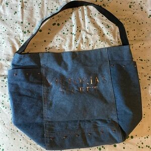 Victoria’s Secret denim tote bag
